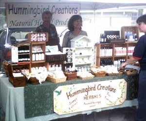 Hummingbird Creations at the Farmers Market